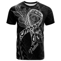Palau T Shirt Ribbon Polynesian Style Unisex Black - Polynesian Pride
