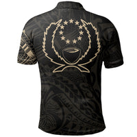 Pohnpei Polo Shirt Pohnpei Flag Polynesian Tattoo A7 - Polynesian Pride