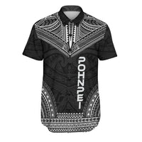 Pohnpei Polynesian Chief Shirt - Black Version Men Black - Polynesian Pride