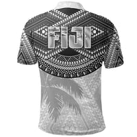 Fiji Rugby Polynesian Polo Shirt White - Polynesian Pride