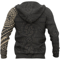 Hoodie Polynesian Face Tattoo Style - Polynesian Pride