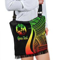 Tonga Custom Personalised Boho Handbag - Reggae Polynesian Tentacle Tribal Pattern - Polynesian Pride