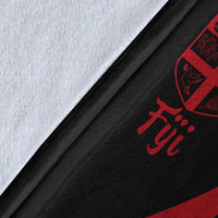 Fiji Premium Blanket - Red Polynesian Tentacle Tribal Pattern - Polynesian Pride