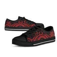 Pohnpei Low Top Canvas Shoes - Red Tentacle Turtle - Polynesian Pride