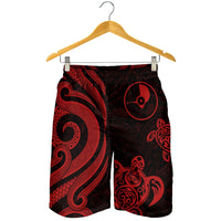 Yap Men's Short - Red Tentacle Turtle - Polynesian Pride