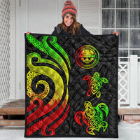 Federated States of Micronesia Premium Quilt - Reggae Tentacle Turtle - Polynesian Pride