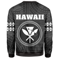 Hawaii King Kanaka Kakau Sweat Shirt - Polynesian Pride