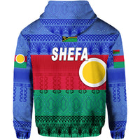 Shefa Province Zip Hoodie Vanuatu Pattern Traditional Style LT8 - Polynesian Pride