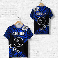 FSM Chuuk T Shirt Unique Vibes Blue LT8 Unisex Blue - Polynesian Pride