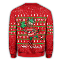 Hawaiian Turtle Christmas Sweatshirt - Red - Felix Style - AH - Polynesian Pride