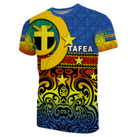 Custom Tafea Province T Shirt of Vanuatu Polynesian Flag Style LT6 Yellow - Polynesian Pride