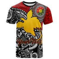 Papua New Guinea T shirt Custom Eastern Highlands Of Papua New Guinea With Polynesian Patterns T shirt - Polynesian Pride