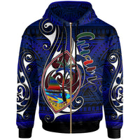 Guam Hoodie Custom Guam Independence Day With Hook Polynesian Patterns LT10 - Polynesian Pride