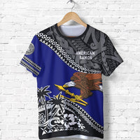 American Samoa T Shirt American Samoan Fall In The Wave Unisex Blue - Polynesian Pride