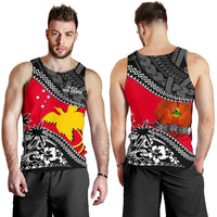 Papua New Guinea Men Tank Top Fall In The Wave K9 - Polynesian Pride