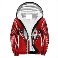 Hawaii - Lahainaluna High Football Jersey Sherpa Hoodie - AH Green - Polynesian Pride