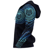 Hoodie Polynesian Tiki Face Tattoo Style Special Version - Polynesian Pride