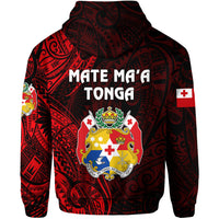 Tonga Coat of Arms Hoodie Simple Vibes Red LT8 - Polynesian Pride