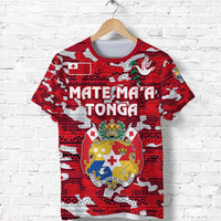 Kolisi Tonga T Shirt Mate Maa Tonga Camouflage Vibes Coat Of Arms - Polynesian Pride