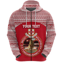 Custom Kolisi Tonga Zip Hoodie Mate Maa Tonga Simple Version Lion Ashburton - Polynesian Pride