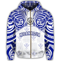 hawaiiZipper Hoodie Kanaka Moanalua High School Zipper Hoodie Demodern Style - Polynesian Pride