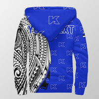 (Personalised) Hawaii - Kailua High Tribal Kakau Sherpa Hoodie AH - Polynesian Pride
