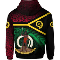 Vanuatu Special Independence Anniversary Hoodie Original Flag Style LT8 - Polynesian Pride