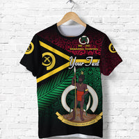 Custom Vanuatu T Shirt Special Independence Anniversary Original Flag Style LT8 - Polynesian Pride