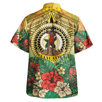Vanuatu Polynesian Hibiscus Beach Shirt LT10 - Polynesian Pride
