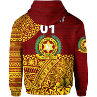 Custom Tonga Vavau High School Hoodie Kupesi Vibes Maroon LT8 - Polynesian Pride