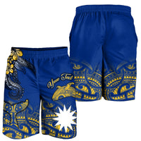 (Custom Personalised) Nauru Independence - The Way Of Water Men Short - LT2 - Polynesian Pride