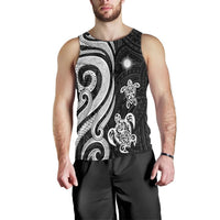 Marshall Islands Men's Tank Top - White Tentacle Turtle - Polynesian Pride
