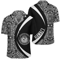 Hawaiian Shirt Coat Of Arm Polynesian Unisex White - Polynesian Pride