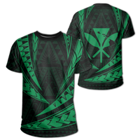 Hawaii Kanaka Polynesian T Shirt Green Unisex Green - Polynesian Pride