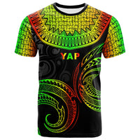 Yap Custom T Shirt Unique Serrated Texture Reggae Unisex Reggae - Polynesian Pride