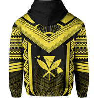 Hawaii Kanaka Polynesian Hoodie Active Yellow - Polynesian Pride