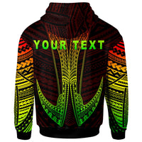 Wallis & Futuna Custom Hoodie Fish Hook - Polynesian Pride