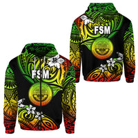 Federated States of Micronesia Zip Hoodie Unique Vibes Reggae LT8 Unisex Reggae - Polynesian Pride