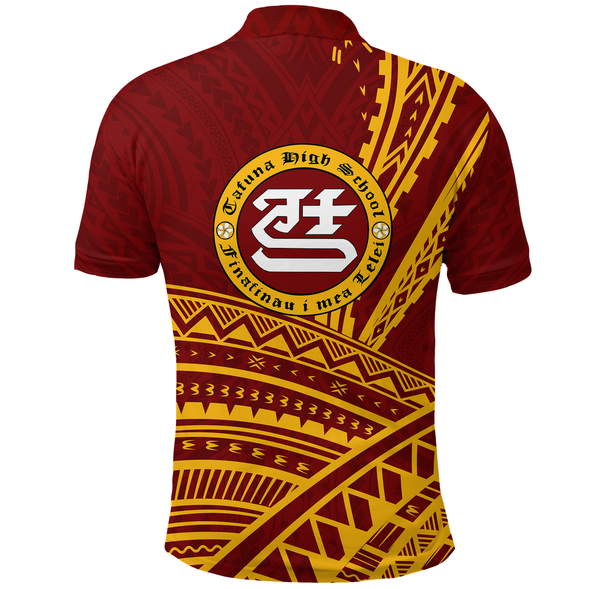 Custom Tafuna High School American Samoa Pride Polo Shirt LT12 - Polynesian Pride