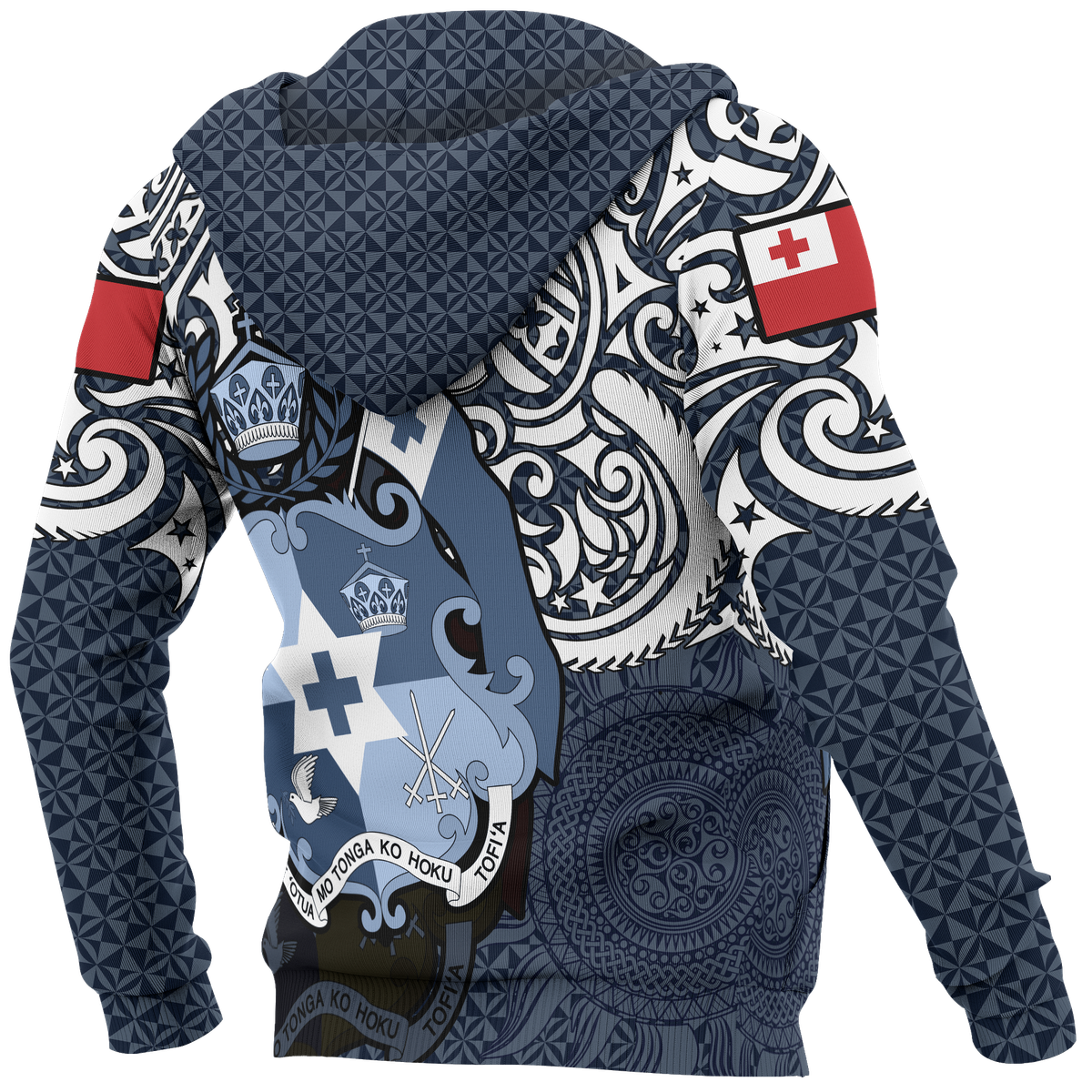 Tonga Polynesian Hoodie Tongan Pride (Blue) - Polynesian Pride