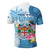 Custom Photo Fiji Polo Shirt Polynesian Palm Tree Fijian Tapa Pattern CTM05