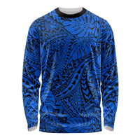 Personalised Hawaii Long Sleeve Shirt Polynesian Tribal Art Ver.04 LT14