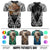 Personalized Father’s Day T-Shirt – Best Dad Ever + Polynesian Plumeria Art | Custom Photo Gift CTM09