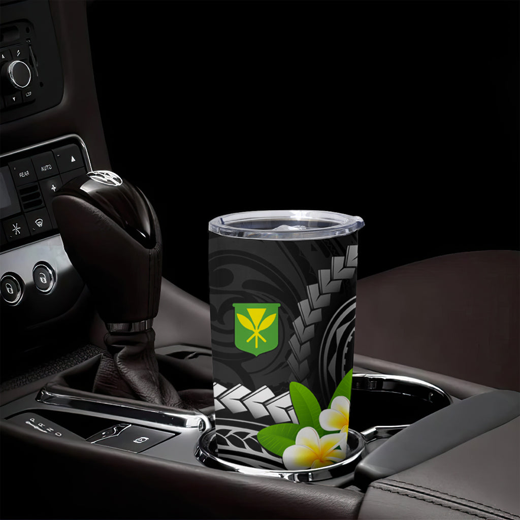 Custom AAPI Heritage Month Tumbler Cup Polynesian Tribal Tattoo