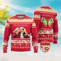 Custom Photo Polynesian Knitted Sweatshirt Beach Style