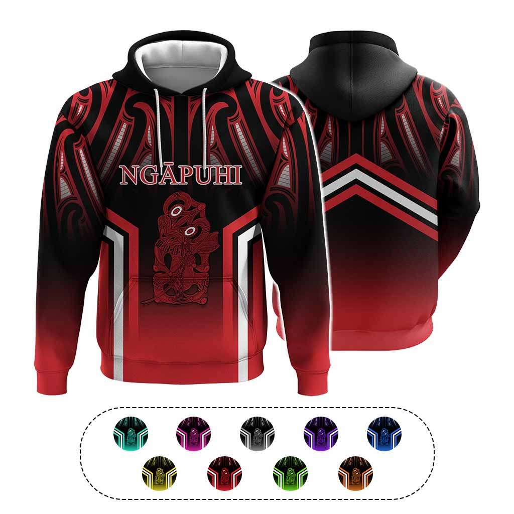 New Zealand Aotearoa Iwi Personalised Text Hoodie Maori Hei Tiki Special Style CTM05 Multicolor - Polynesian Pride
