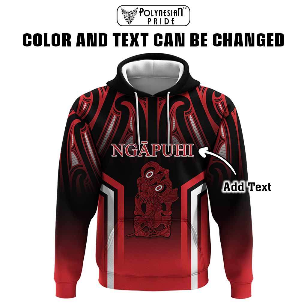 New Zealand Aotearoa Iwi Personalised Text Hoodie Maori Hei Tiki Special Style CTM05 - Polynesian Pride