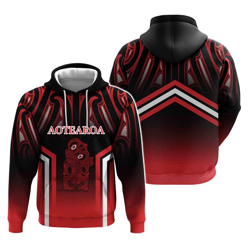 New Zealand Aotearoa Iwi Personalised Text Hoodie Maori Hei Tiki Special Style CTM05 - Polynesian Pride
