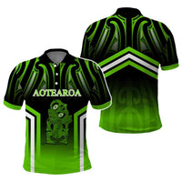 New Zealand Aotearoa Iwi Personalised Text Polo Shirt Maori Hei Tiki Special Style CTM05 - Polynesian Pride
