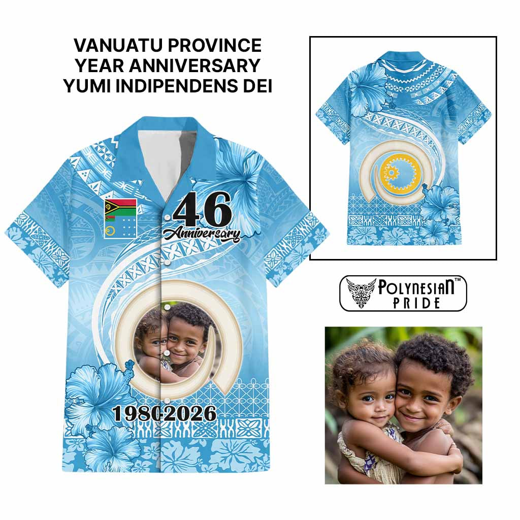 Custom Photo Sanma Province Hawaiian Shirt Vanuatu Yumi Indipendens Dei